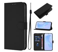 Unichthy Multiple Colours Case for HONOR Magic8 Pro 5G Cover, Solid Colour Flip Wallet Case, PU Leather with Soft Touch, 3 Card Slots, Magnetic Closure, Kickstand & Shockproof TPU Skin,Black
