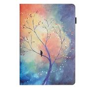 Unichthy Smart Case for iPad Air 11-inch M2 2024 M3 2025/10.9 Air 5th Generation 2022/10.9 Air 4th 2020, Slim Folding Stand Protective Cover Shockproof Shell with Auto Wake/Sleep Crow