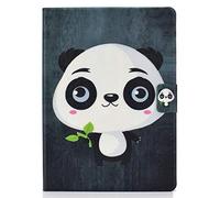 Unichthy Smart Case for iPad Air 11-inch M2 2024 M3 2025/10.9 Air 5th Generation 2022/10.9 Air 4th 2020, Slim Folding Stand Card Slots Cover Shockproof Shell with Auto Wake/Sleep, Panda Baby