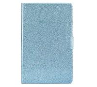 Unichthy Smart Case for iPad Air 5th Generation 2022 / iPad Air 4th Generation 2020 10.9 Inch for Women All Glitter Shockproof Sparkle Shell Slim Folding Stand Card Slots Cover for iPad Air 5/4 Blue