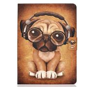 Unichthy Smart Case for iPad Pro 11 inch (M4) 2024, Slim Folding Stand Card Slots Cover Shockproof Shell for 2024 11-inch iPad Pro with Auto Wake/Sleep, SharPei