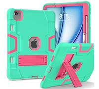 Unichthy Tough Case for iPad Air 11 inch M4 (2026) / M3 (2025) / M2 (2024) |Colour-Contrast Design| Full Body Cover Kickstand Shockproof Cover for 11-inch iPad Air Mint Green