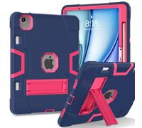 Unichthy Tough Case for iPad Air 11 inch M4 (2026) / M3 (2025) / M2 (2024) |Colour-Contrast Design| Kickstand Shockproof Cover for 11-inch iPad Air NavyBlue/Pink