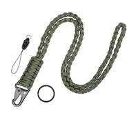 Uniclife Paracord Lanyards for Keys, Key-lanyard for Men, Braided Keychain Lanyard, Heavy Duty Strap Rope for Outdoor Survival, Long Classic Neck Badge Rope for Keys ID Badge Holder Phone (Army Green)