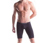 Unico Boxer Intenso Xtra Long Leg Men's Underwear, Black (XXL)