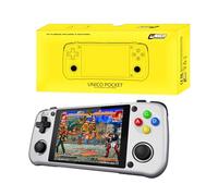 UNICO Game Pocket Player with 40 SNK Classic Games Pre-Installed, Handheld Gaming Console, 3500mAh Rechargeable Battery, Pick up and Play, Ideal for Casual Gamers and Nostalgic Enthusiasts-Gray