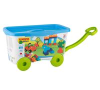 Unico Plus Trolley met 150 bouwstenen (US IMPORT)