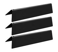 Unicook 7635 38 CM Grill Flavorizer Bars Replacement Parts for Weber Spirit I & II 200 Series, Thick Porcelain Grill Heat Plate for Spirit E/S 210 and 220 Grills, Burner Covers 3 Pack