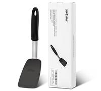 Unicook Flexible Silicone Spatula, 600°F Heat Resistant Kitchen Turner, Cooking Utensil for Flipping Eggs, Burgers, Crepes and More, Perfect for Non Stick Cookware, Small