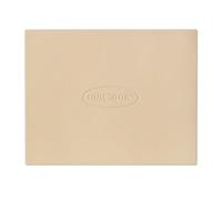 Unicook Pizza Stone for Oven and Grill, Rectangular Baking Pan 38 x 30.5 cm, Cordierite Large Cooking Oven Stone with Plastic Dough Scraper, Thermal Shock Resistant Pizza Pan