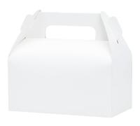 UnicoPak 30 Pack White Party Food Boxes Party Bags Boxes for Sweets Treats Lunch Goodie Cookie Toys for Kids Birthday, 16.5x9x10 cm