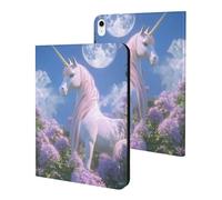Unicorm with Pastel Mane Tablet Case for iPad 10th Generation/9th Generation/8th Generation/7th Generation