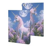 Unicorm with Pastel Mane Tablet Case for iPad 10th Generation/9th Generation/8th Generation/7th Generation