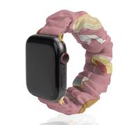 Unicorms Ice-Cream And Doughnuts Elastic Scrunchie Watch Bands Bracelet Strap Compatible with IWatch Series 6 5 4 3 2 1 Golden-style 38mm/40mm