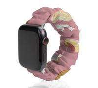 Unicorms Ice-Cream And Doughnuts Elastic Scrunchie Watch Bands Bracelet Strap Compatible with IWatch Series 6 5 4 3 2 1 Silver-style 38mm/40mm