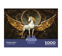 Unicorn 1000 Pc Thick Cardboard Puzzle Adults & Kids Age 12+ Cognitive Brain Training Beginner Birthday Gift 38x26cm/1000pcs