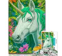 Unicorn 1000 Piece Jigsaw Puzzles for Teenagers Gifts,Game Toys Every Piece Is Unique - Challenging Family Fun Game (38x26cm)