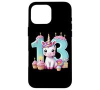 Unicorn 13th Birthday Party Magic Case for iPhone 16 Pro Max