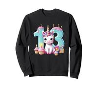 Unicorn 13th Birthday Party Magic Sweatshirt