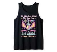 Unicorn 2nd Grade Graduation Hello 3rd Grade Last Day School Tank Top