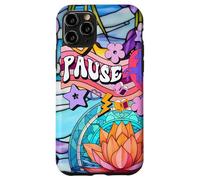 Unicorn 60s Zen Spiritual Meditation Affirmation And Pause Case for iPhone 11 Pro