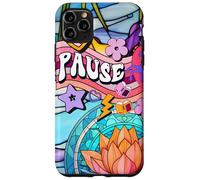 Unicorn 60s Zen Spiritual Meditation Affirmation And Pause Case for iPhone 11 Pro Max