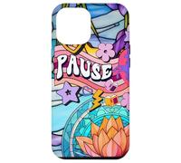 Unicorn 60s Zen Spiritual Meditation Affirmation And Pause Case for iPhone 12 Pro Max