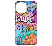 Unicorn 60s Zen Spiritual Meditation Affirmation And Pause Case for iPhone 13 Pro Max