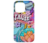 Unicorn 60s Zen Spiritual Meditation Affirmation And Pause Case for iPhone 14 Pro Max