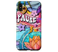 Unicorn 60s Zen Spiritual Meditation Affirmation And Pause Case for iPhone XS Max