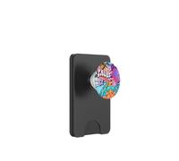 Unicorn 60s Zen Spiritual Meditation Affirmation And Pause PopSockets PopWallet for MagSafe
