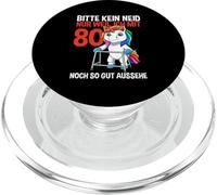 Unicorn 80th Birthday Bitte Kein Neid - 80 Jahre alt PopSockets PopGrip for MagSafe
