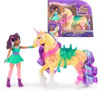 Unicorn Academy, Ava & Leaf Power of Friendship Set with Translucent Saddle & 2 Power Accessories, Dolls & Unicorn Toys for Girls Ages 4 and up