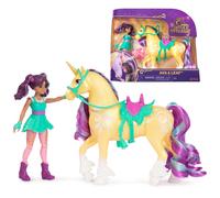Unicorn Academy, Ava & Leaf Set with 2 Riding Accessories and Hair Styling Tool, Dolls and Unicorn Toys for Girls Aged 4 and up