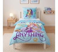Unicorn Academy Bed Linen 135 x 200 cm - Children's Bed Linen with Zip | Together We Can Do Anything - Sophia, Wildstar, Ava & Layla Reversible Bed Linen, Skin-friendly, Oeko-Tex Standard 100