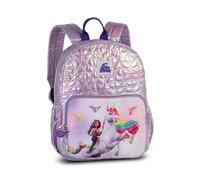 Unicorn Academy Children's Girls' Backpack, Lightweight 9L Backpack with Zip Main Compartment & Front Pocket, 31.5 x 24 x 14.5 cm, Pink Holographic with Unicorn Motif, Ideal for Nursery, Leisure and