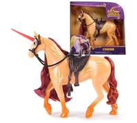 Unicorn Academy, Cinder Unicorn with Head Movement, 2 Riding Accessories, 27.9cm, Compatible with Valentina Fashion Doll, Dolls and Unicorn Toys for Girls