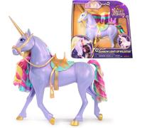 Unicorn Academy, Interactive Rainbow Light-up Wildstar Unicorn Toy with Lights,