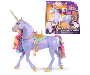 Unicorn Academy, Interactive Rainbow Light-up Wildstar Unicorn Toy with Lights, Sounds and Music, Dolls and Unicorn Toys for Girls Aged 4 and up