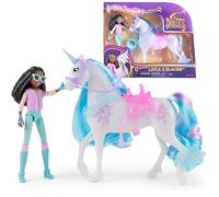 Unicorn Academy, Layla & Glacier Power of Friendship Set with Translucent Saddle & 2 Power Accessories, Dolls & Unicorn Toys for Girls Ages 4 and up