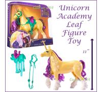 Unicorn Academy Leaf Unicorn with Head Movement And 2 Riding Accessories NEW