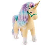 Unicorn Academy Official Leaf Plush Toy, Leaf Unicorn Plushie, Unicorn Stuffed Animal, Unicorn Toys for Girls Ages 1 & Up, Yellow, 38.1 cm