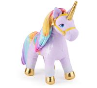 Unicorn Academy Official Wildstar 7-Inch Purple Plush Toy with Rainbow Mane - Light Magic Unicorn, for Kids 1+, 20143165-6067604
