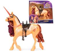 Unicorn Academy, Power of Friendship Cinder with Translucent Saddle & Bridle, 11”, Dolls & Unicorn Toys for Girls Ages 4 and up