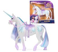 Unicorn Academy, Power of Friendship Glacier with Translucent Saddle & Bridle, 11”, Dolls & Unicorn Toys for Girls Ages 4 and up