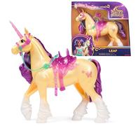 Unicorn Academy, Power of Friendship Leaf with Translucent Saddle & Bridle, 11”, Dolls & Unicorn Toys for Girls Ages 4 and up
