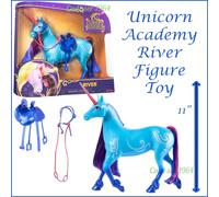 Unicorn Academy, River Unicorn with Head Movement, 2 Riding Accessories, 27.9cm, Compatible with Isabel Fashion Doll, Toys for Girls