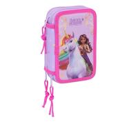 UNICORN Academy - School Pencil Case with 37 Tools Included, Children's Pencil Case, Child, Ideal for Children from 5 to 14 Years, Comfortable and Versatile, Quality and Resistance, 12.5 x 5.5 x 19.5