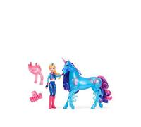 Unicorn Academy, Isabel & River Power of Friendship Set with Translucent Saddle and 2 Power Accessories, Dolls and Unicorn Toys for Girls Aged 4 and up