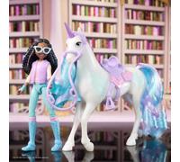 Unicorn Academy, Layla & Glacier Set with 2 Riding Accessories and Hair Styling Tool, Dolls and Unicorn Toys for Girls Aged 4 and up